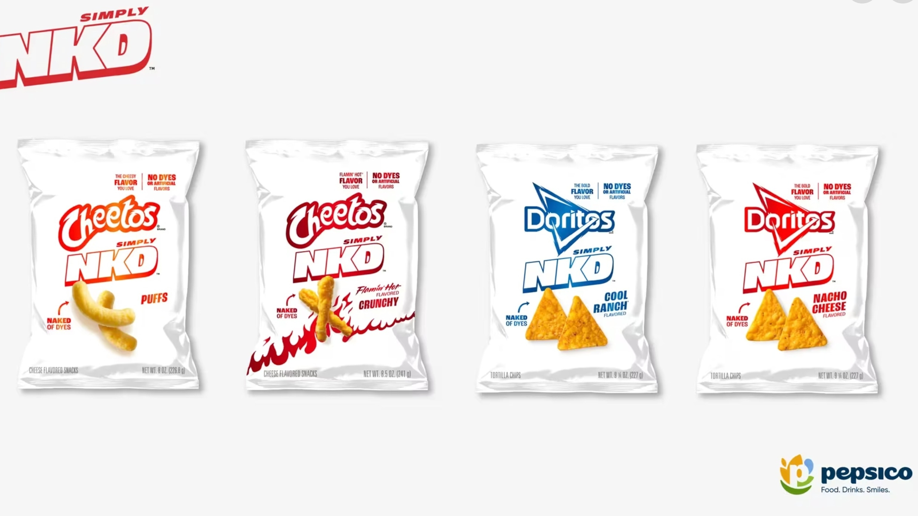 Cheetos and Doritos go naked with new products free of artificial