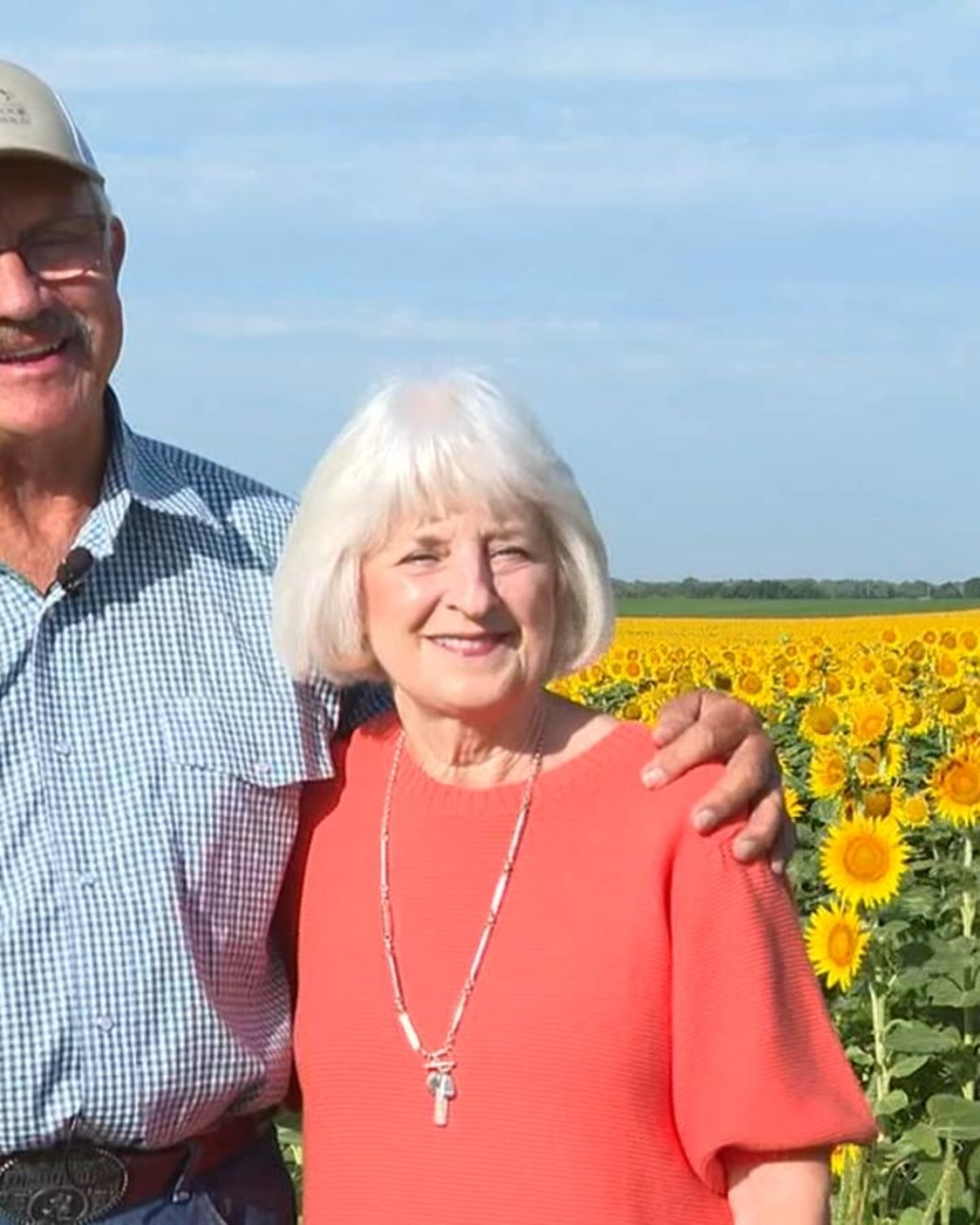 Video Farmer surprises wife with sunflower field anniversary gift