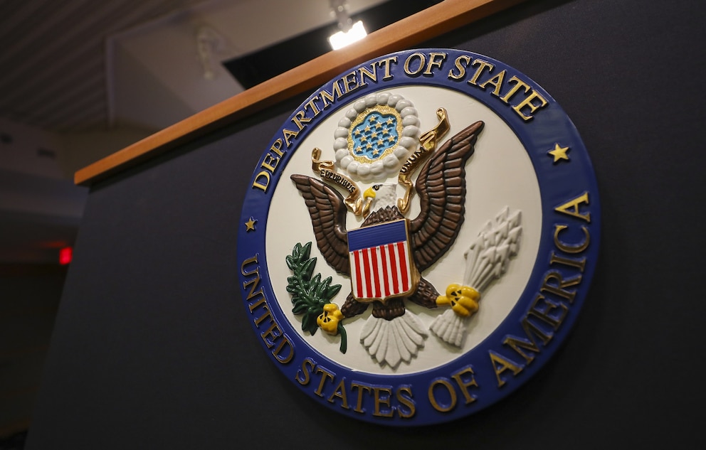 United States Department of State logo.