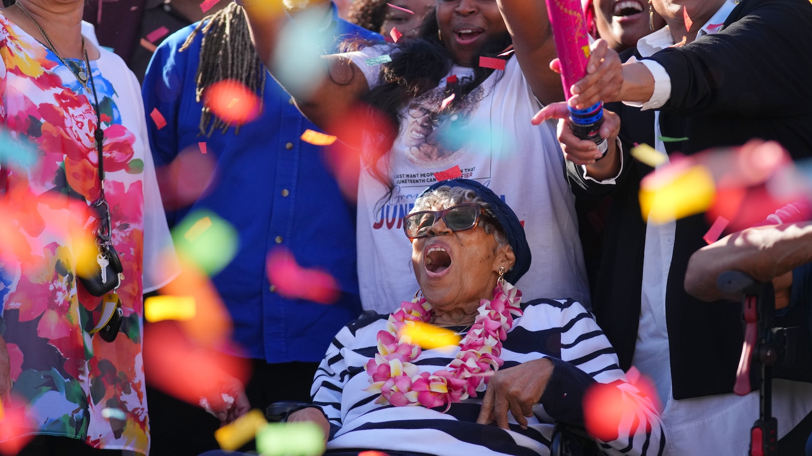 Opal Lee celebrates her 100th birthday by kicking off construction of Juneteenth museum in Texas