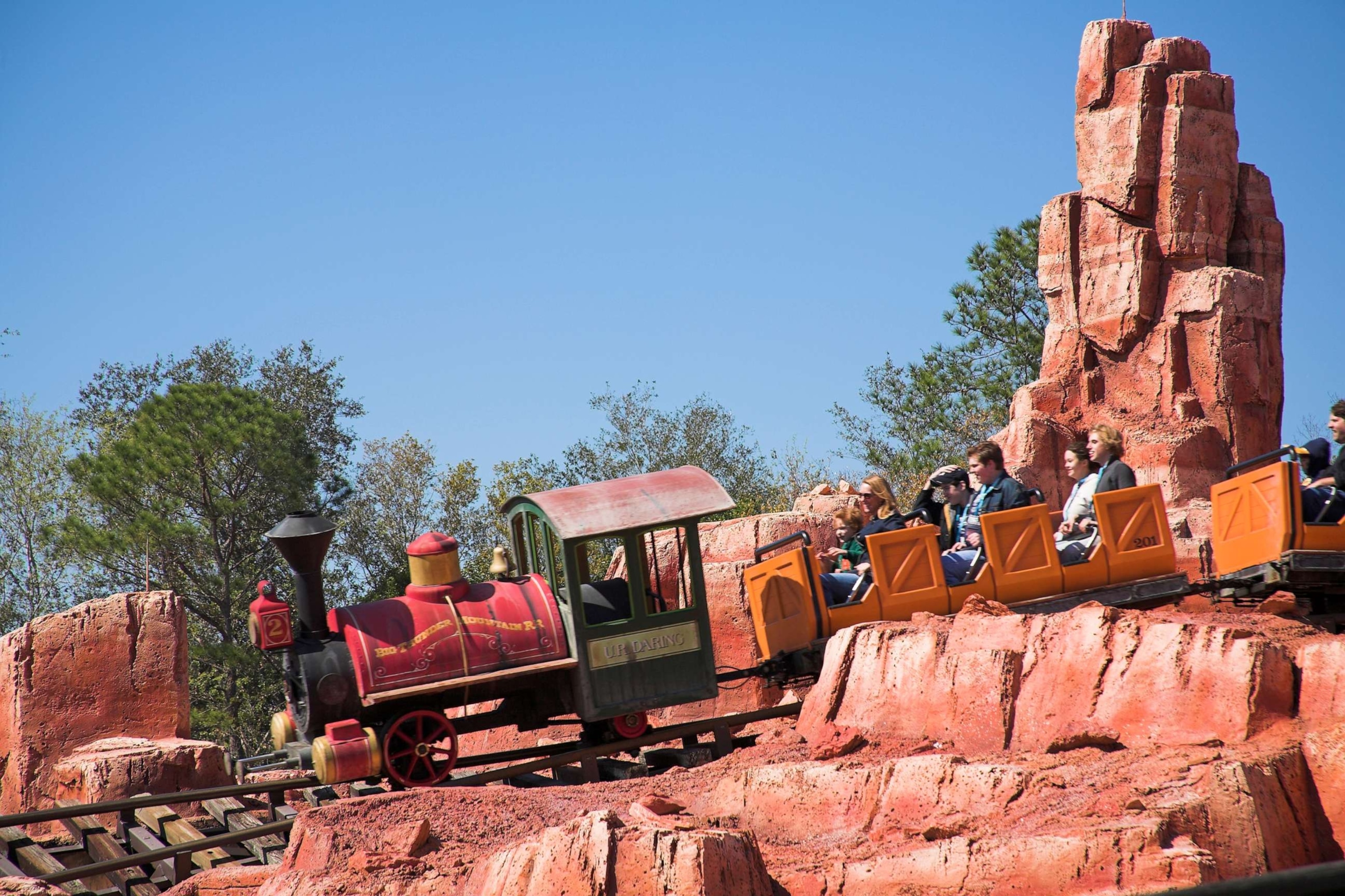 PHOTO: Big Thunder Mountain Railroad ride, Frontierland, Magic Kingdom, Disney World, in Orlando, Fla.