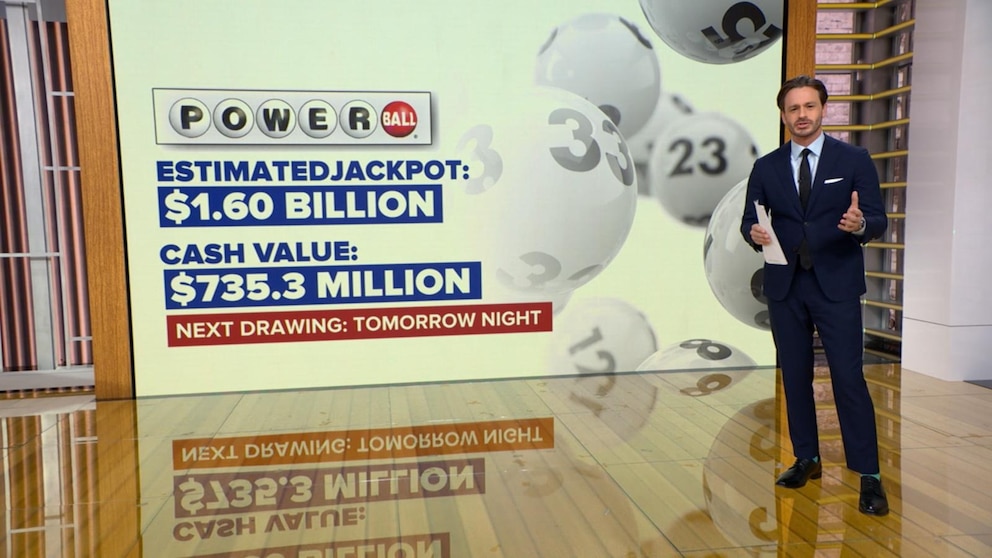 Video Powerball jackpot grows again after no winner Saturday night