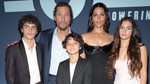 Matthew McConaughey, Camila Alves hit the carpet with their kids at gala: Photos