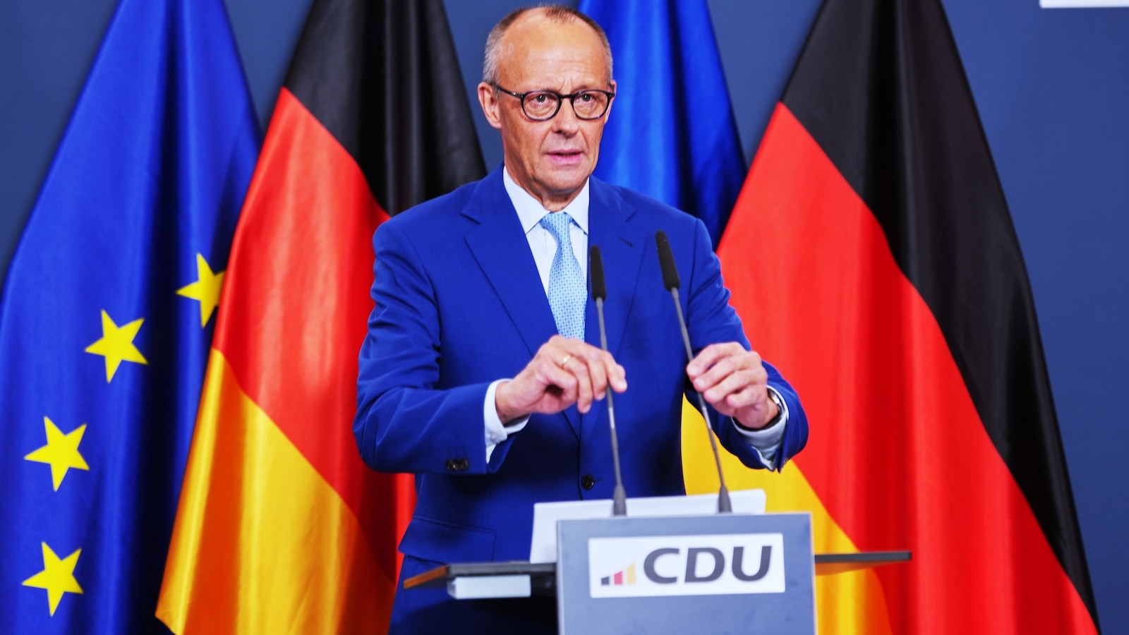 German Chancellor Friedrich Merz faced a struggle to stabilize his position and keep his agenda on track Monday after voters inflicted two more defeats on his party, ejecting it from a state legislature for the first time.