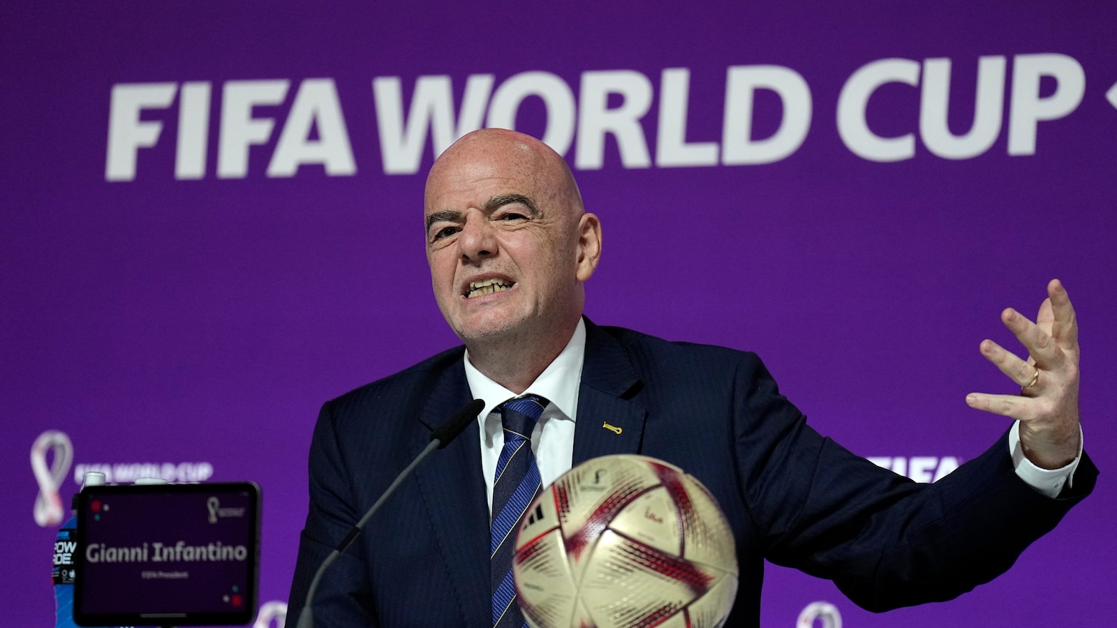 FIFA accused European soccer body UEFA of a “smear campaign” in a court filing concerning FIFA President Gianni Infantino's failed plan to sell stakes in the World Cup and other competitions.