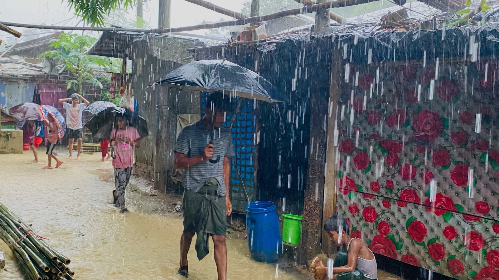 Landslides in Bangladesh kill at least 8 Rohingya refugees while rains batter India