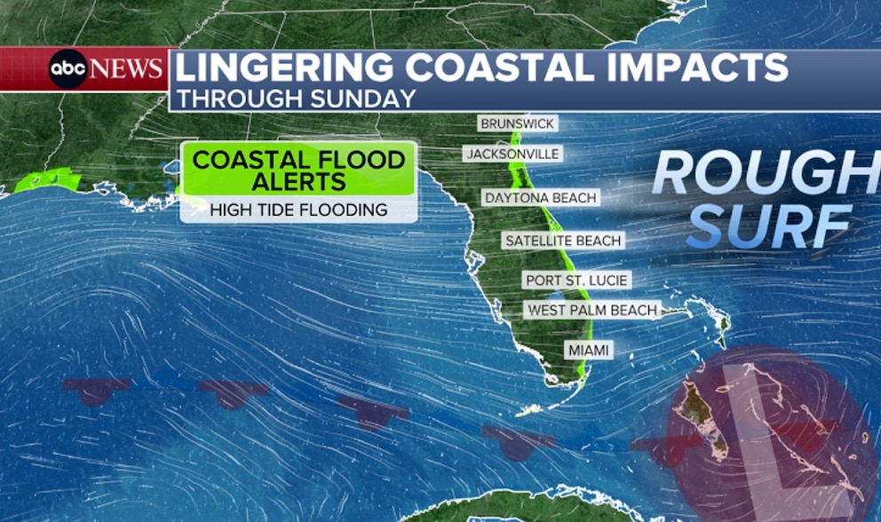 PHOTO: lingering coastal impacts map