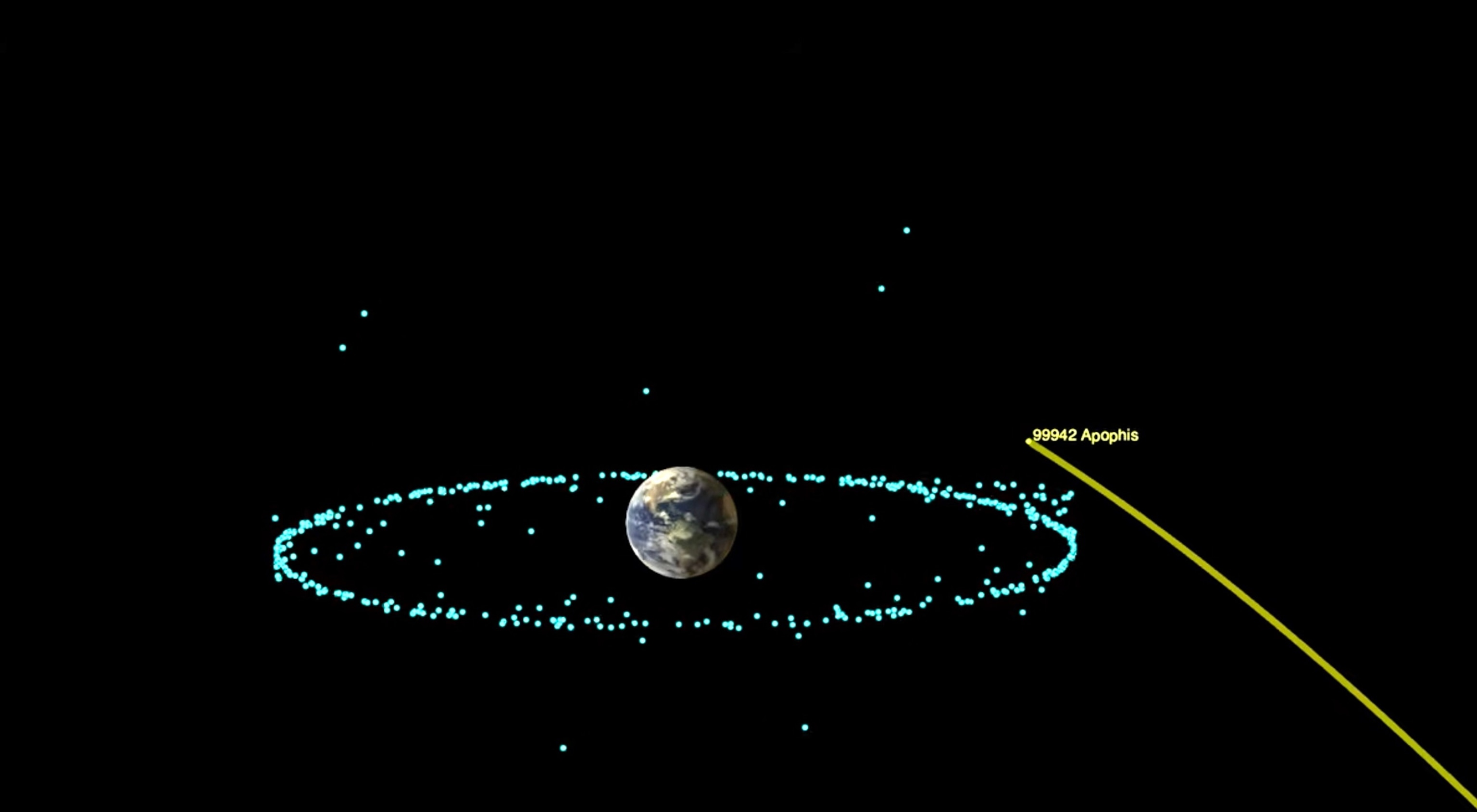 PHOTO: Near-Earth asteroid Apophis is a potentially hazardous asteroid that will safely pass close to Earth on April 13, 2029.