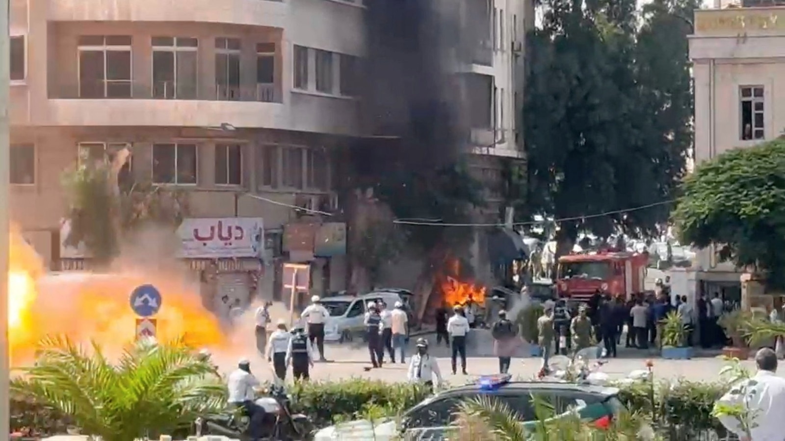 Two Explosions Wound Four People Near Four Seasons Hotel in Damascus