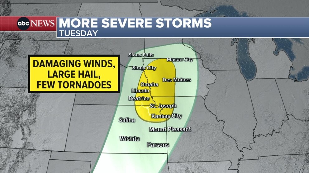 Video Threat from dangerous storms continues - ABC News