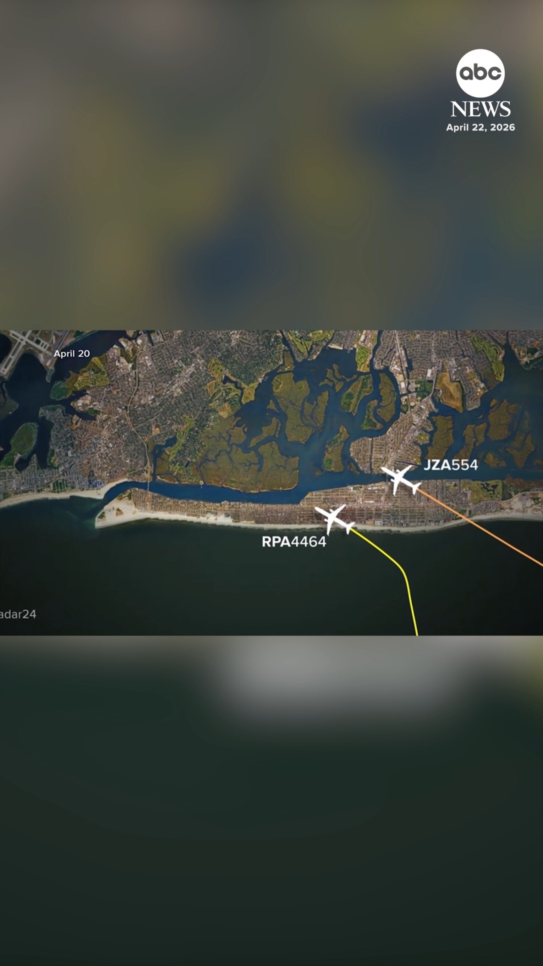 Audio of moments in cockpit after planes come dangerously close at