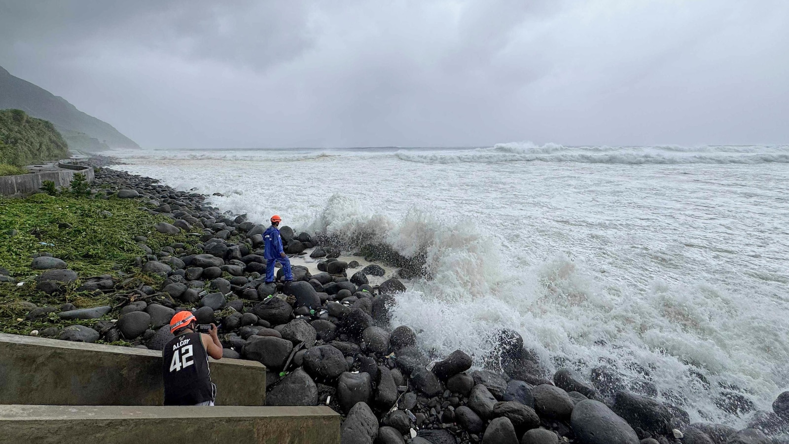 Super typhoon blowing by Philippines and Taiwan forces evacuations and closures