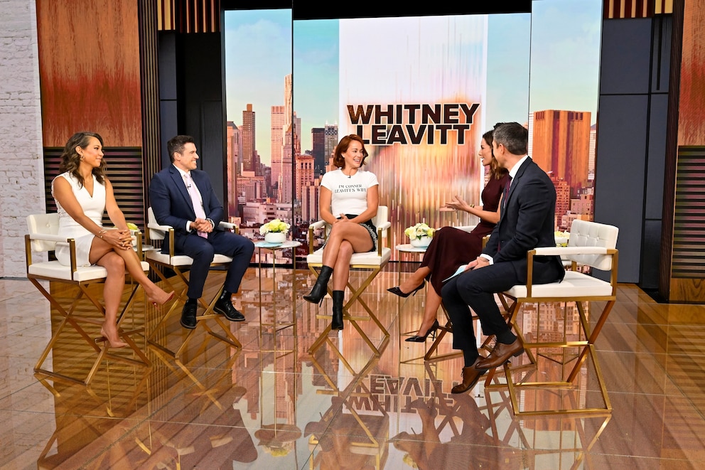 PHOTO: Ginger Zee, Gio Benitez, Whitney Leavitt, Rebecca Jarvis and Whit Johnson appear in this image. 
