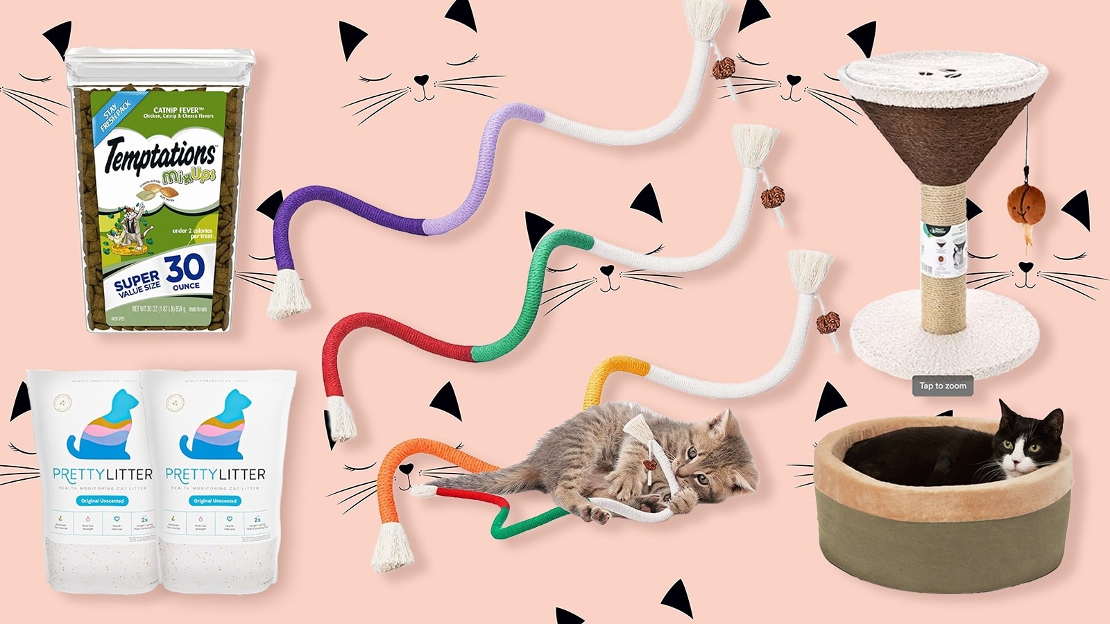Shop cat toys, treats, warming beds and more