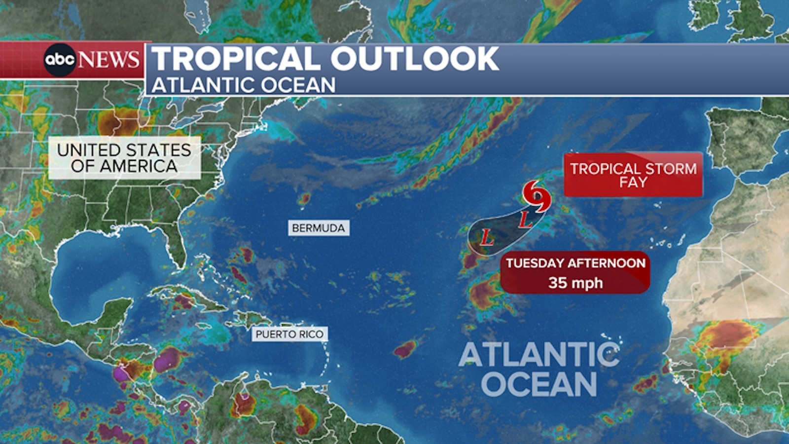 Tropical storms formed in both the Atlantic and Pacific oceans on Sunday, with one having the potential to turn into a hurricane.