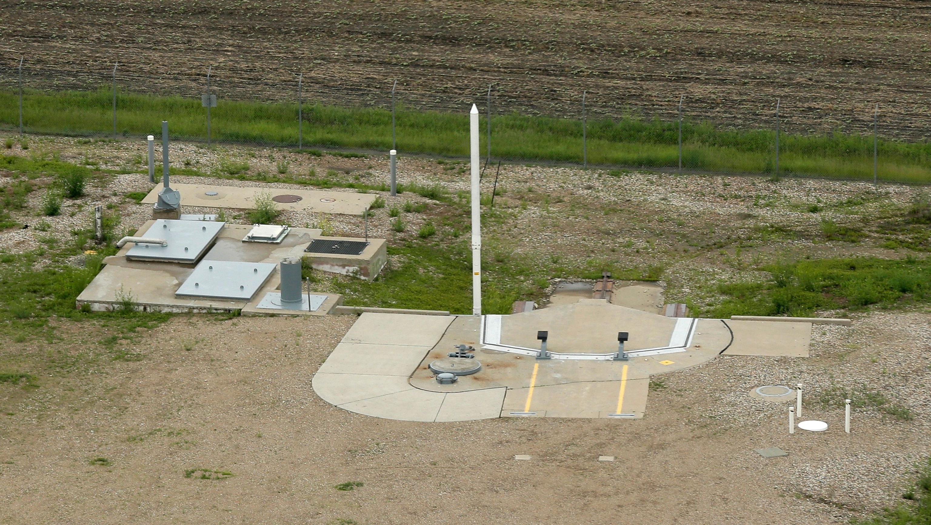 PHOTO: ICBM launch site among fields outside Minot, N.D.