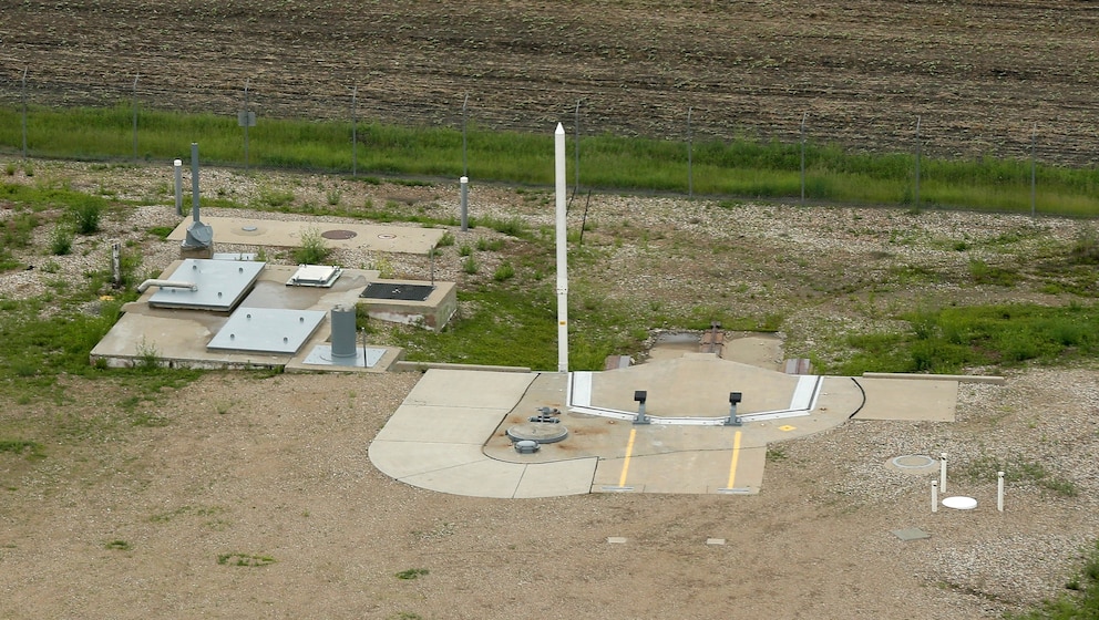 PHOTO: ICBM launch site among fields outside Minot, N.D.