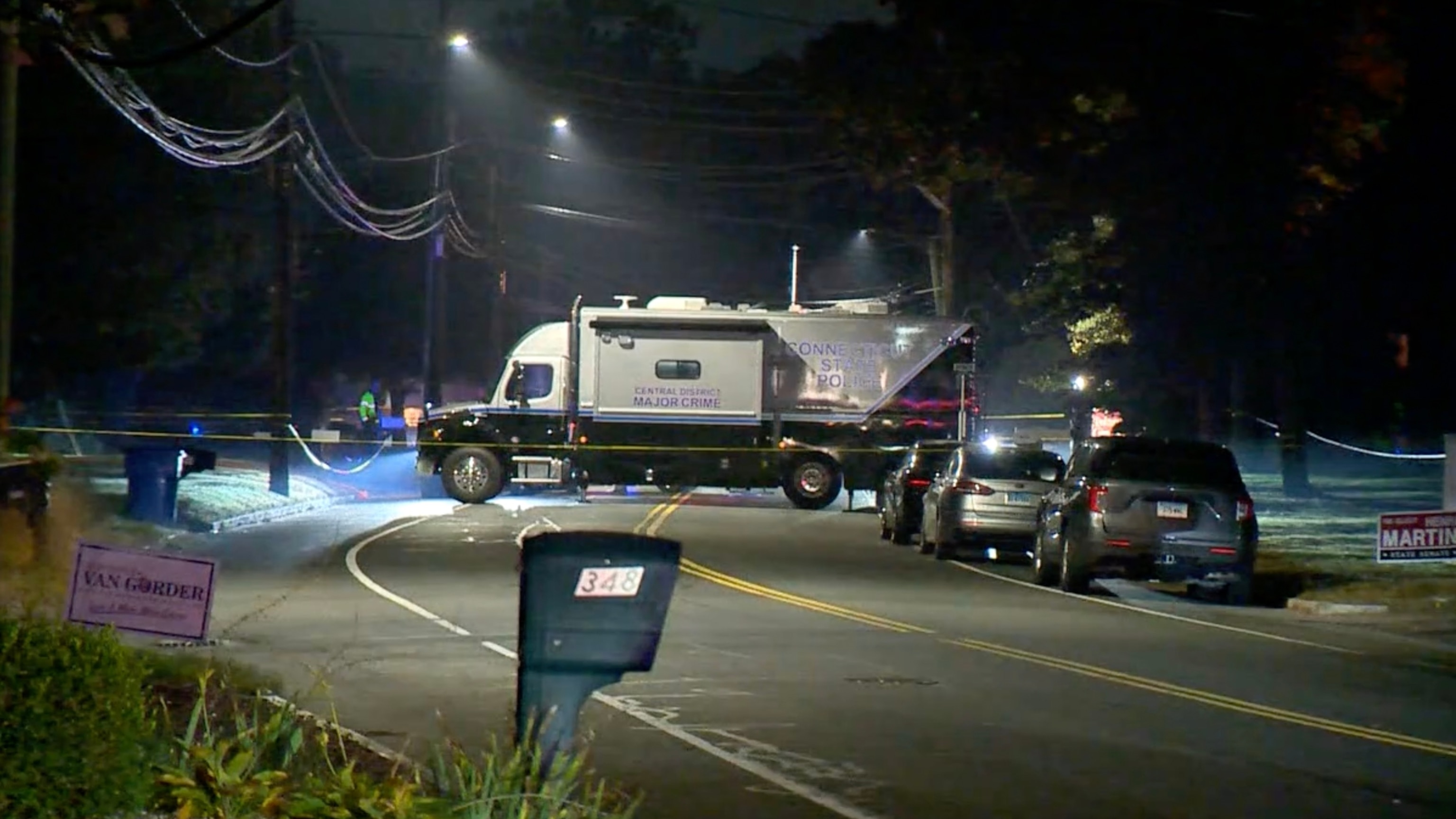 PHOTO: Two police officers were fatally shot and another was seriously injured in an ambush-style shooting in Bristol, Conn., on Thursday, Oct. 13, 2022.