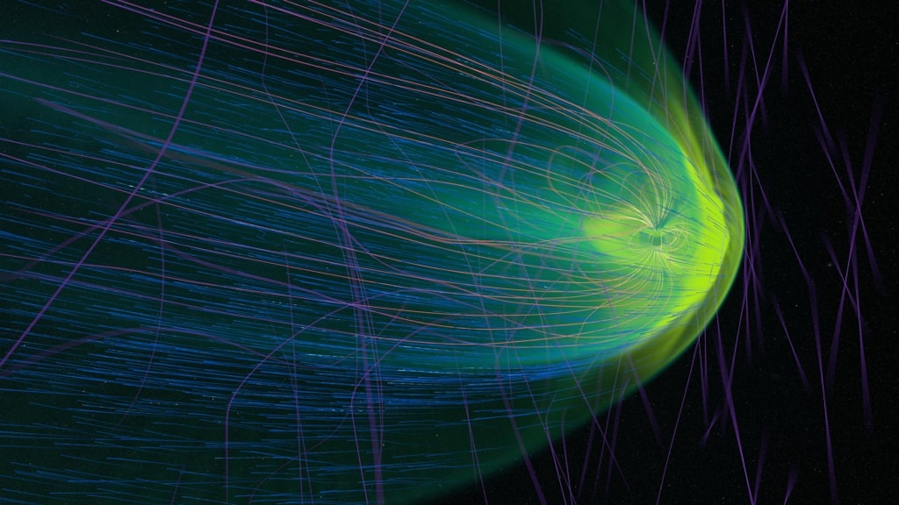 PHOTO: In February 2022, a Coronal Mass Ejection led to 38 commercial satellites being lost. Solar plasma from a geomagnetic storm heated the atmosphere, causing denser gases to expand into the satellites’ orbit.