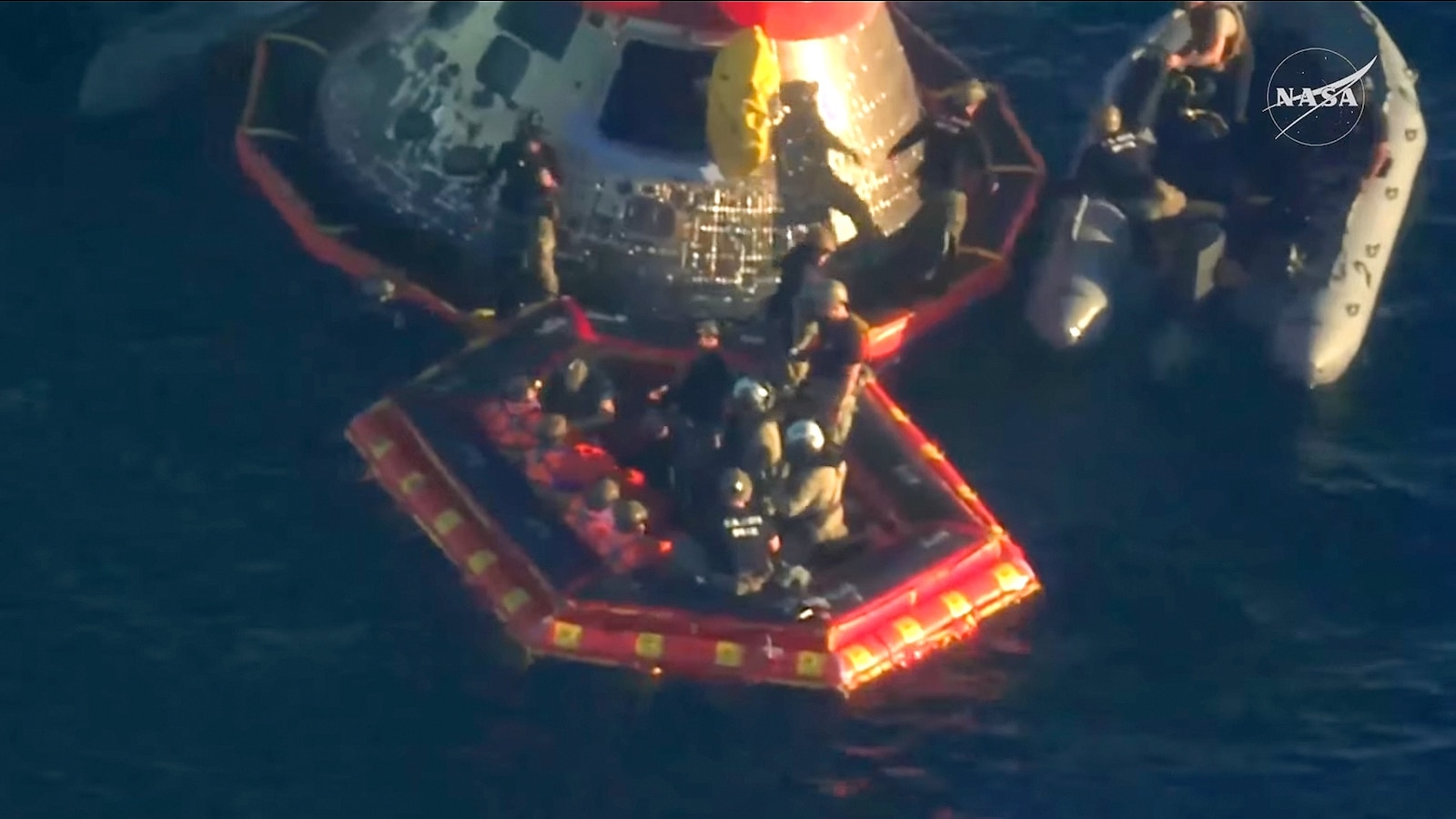 Artemis II live updates: Crew exits spacecraft after successful splashdown