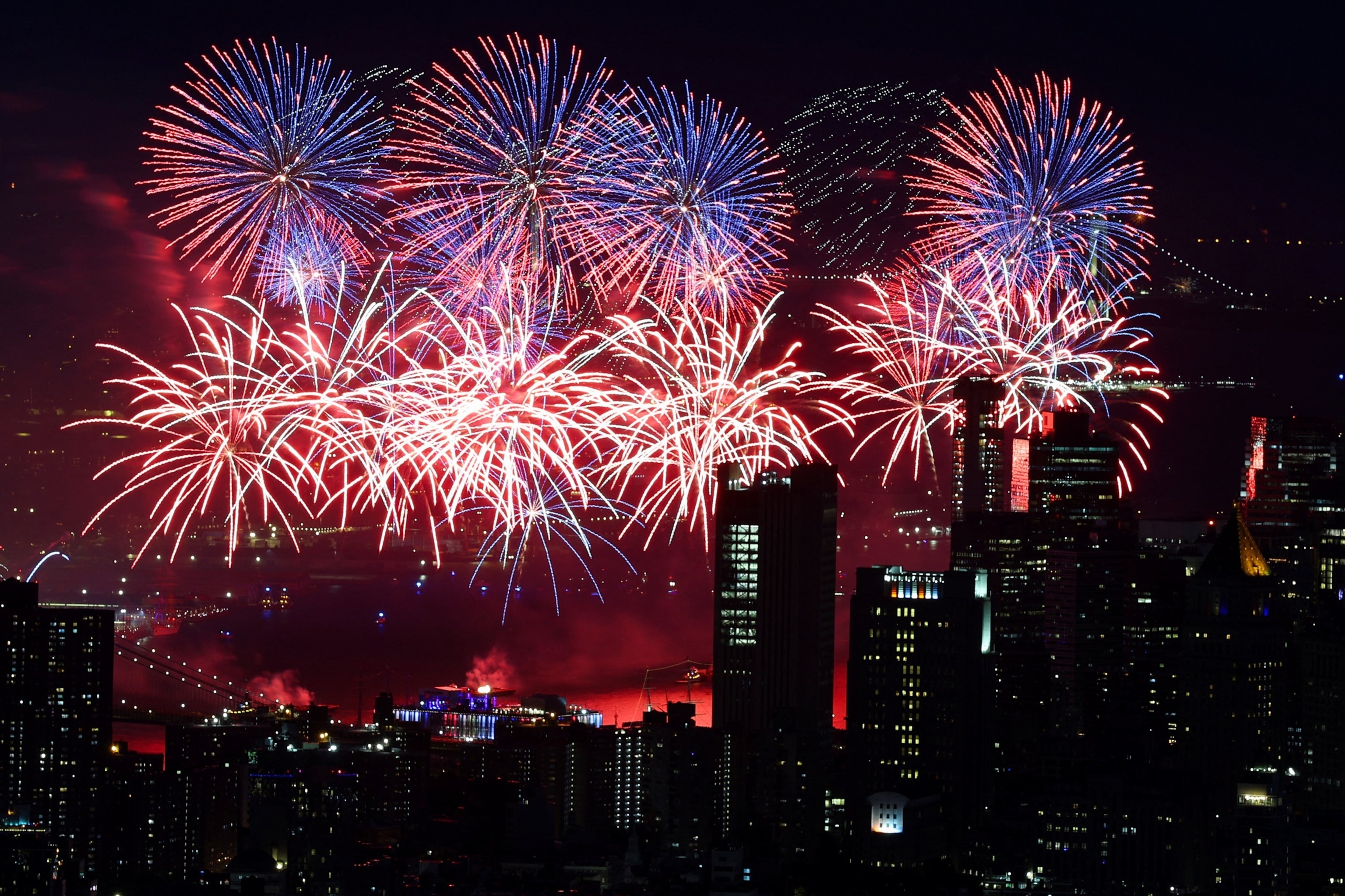 PHOTO: The United States celebrates its 250th anniversary on Independence Day in New York City