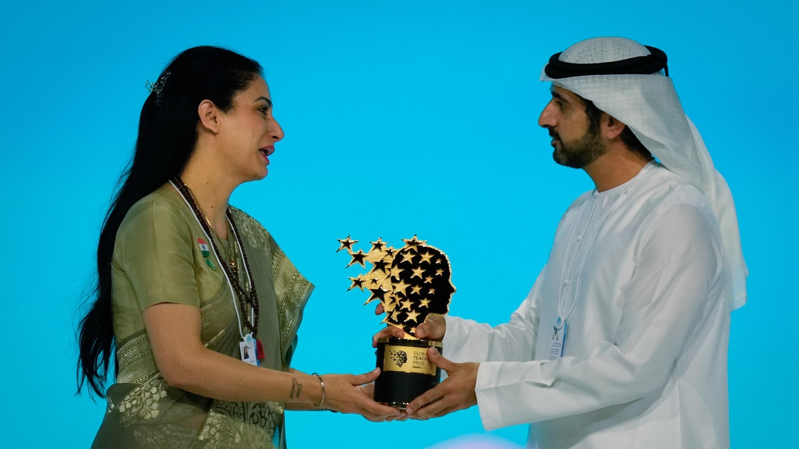 Indian teacher who created hundreds of learning centers wins $1M Global Teacher Prize