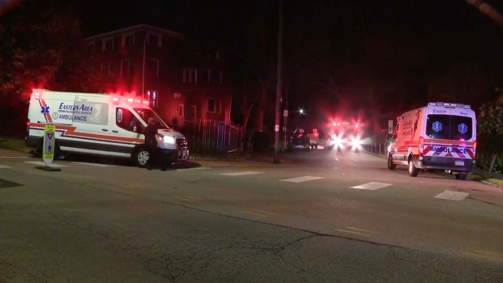 A pediatric critical care doctor was stabbed to death and his wife was stabbed and critically injured by a suspect who allegedly broke in and attacked them in their sleep, authorities in Pennsylvania said.