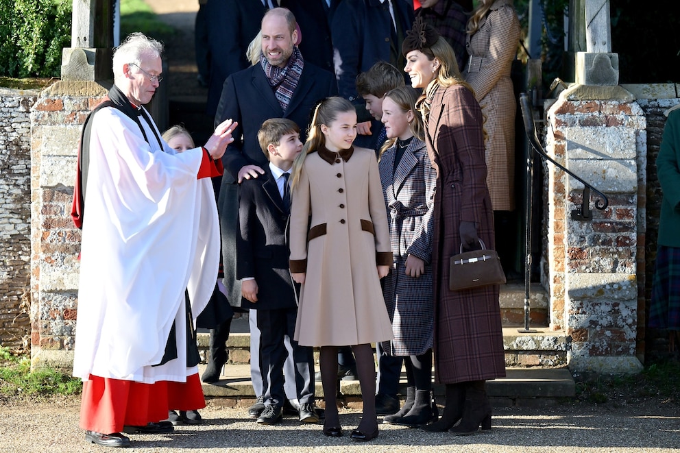 PHOTO: The British Royal Family attends the Christmas Morning Service at Sandringham Church on December 25, 2025, in Sandringham, Norfolk.