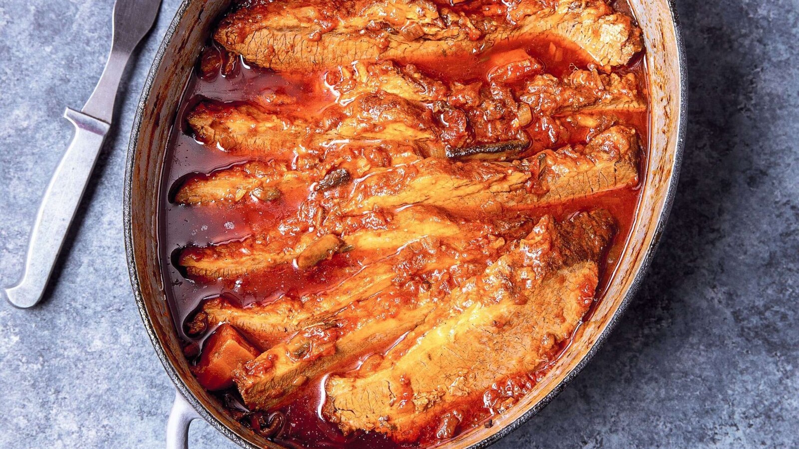 How to make Jake Cohen's roasted tomato brisket for Passover ABC News
