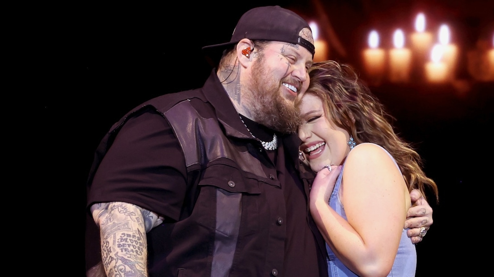 Jelly Roll talks 'really cool' moment with daughter Bailee at Stagecoach - ABC News