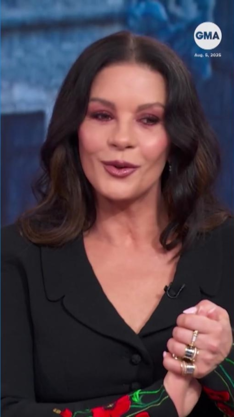 WATCH: Catherine Zeta-Jones on becoming Morticia Addams