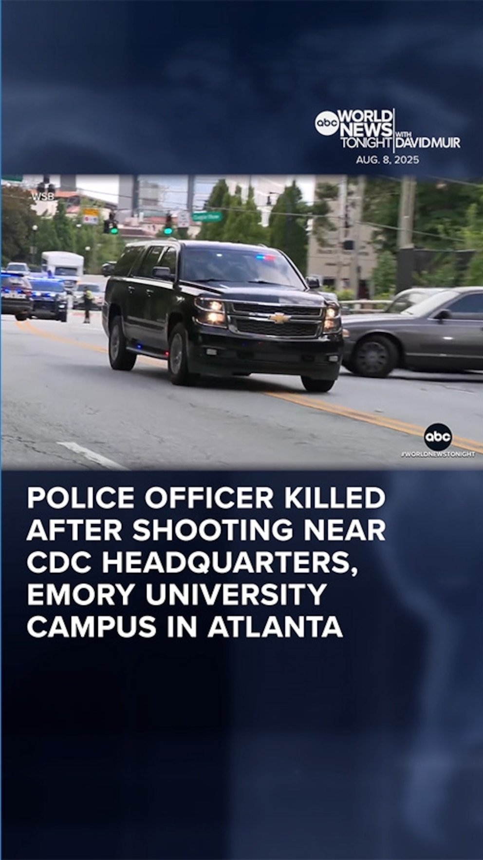 NextImg:Video Police officer killed after shooting near CDC headquarters, Emory University campus