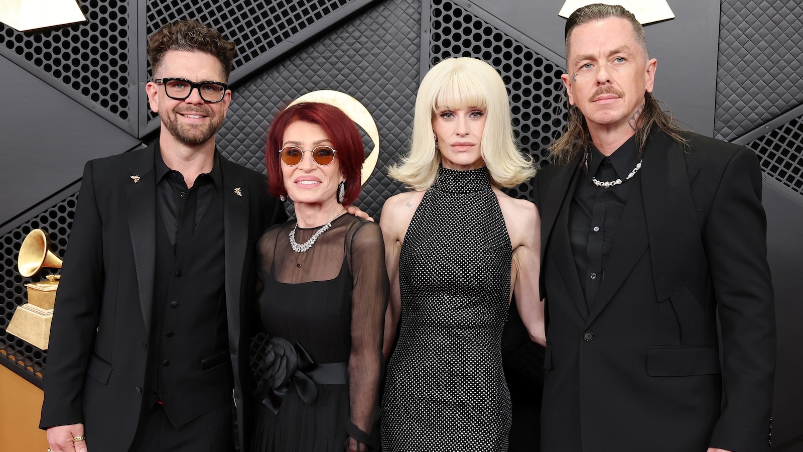 Sharon, Kelly and Jack Osbourne reflect on Ozzy Osbourne's legacy at the Grammys