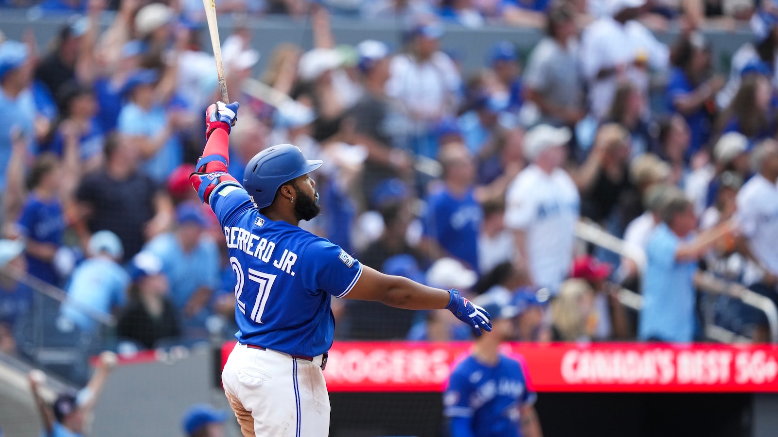 Guerrero has four hits, including first HR at home, as Blue Jays thump Orioles 8-1