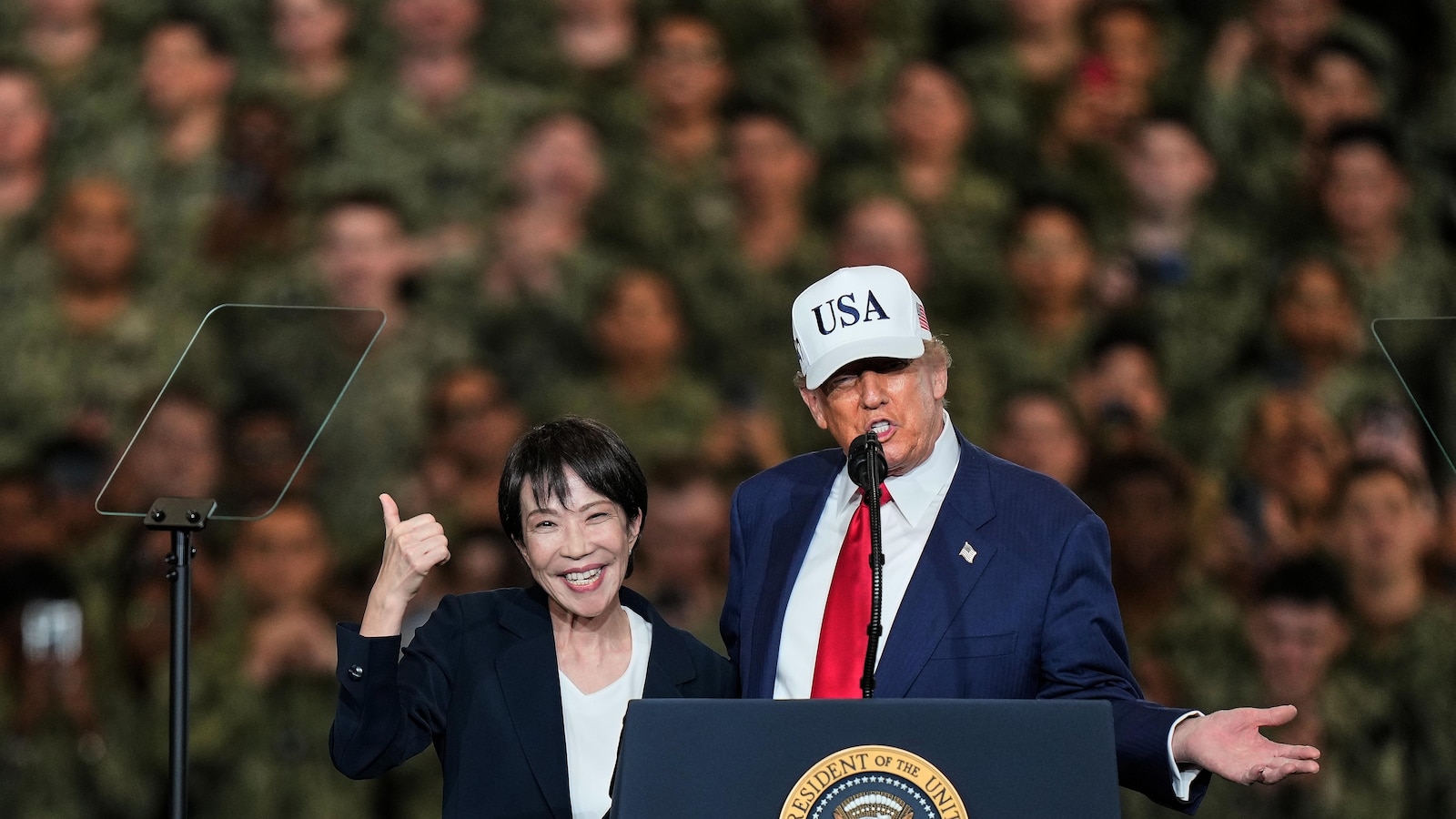 Japan's leader says Trump called her as dispute with China doesn't go away