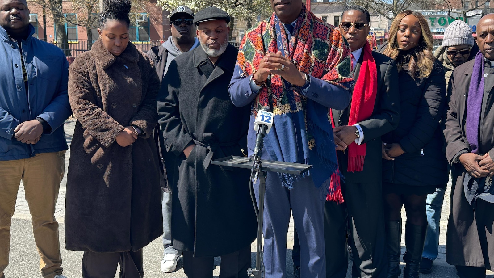 NYC Council member, Hochul aide rally with supporters to decry federal bribery probe