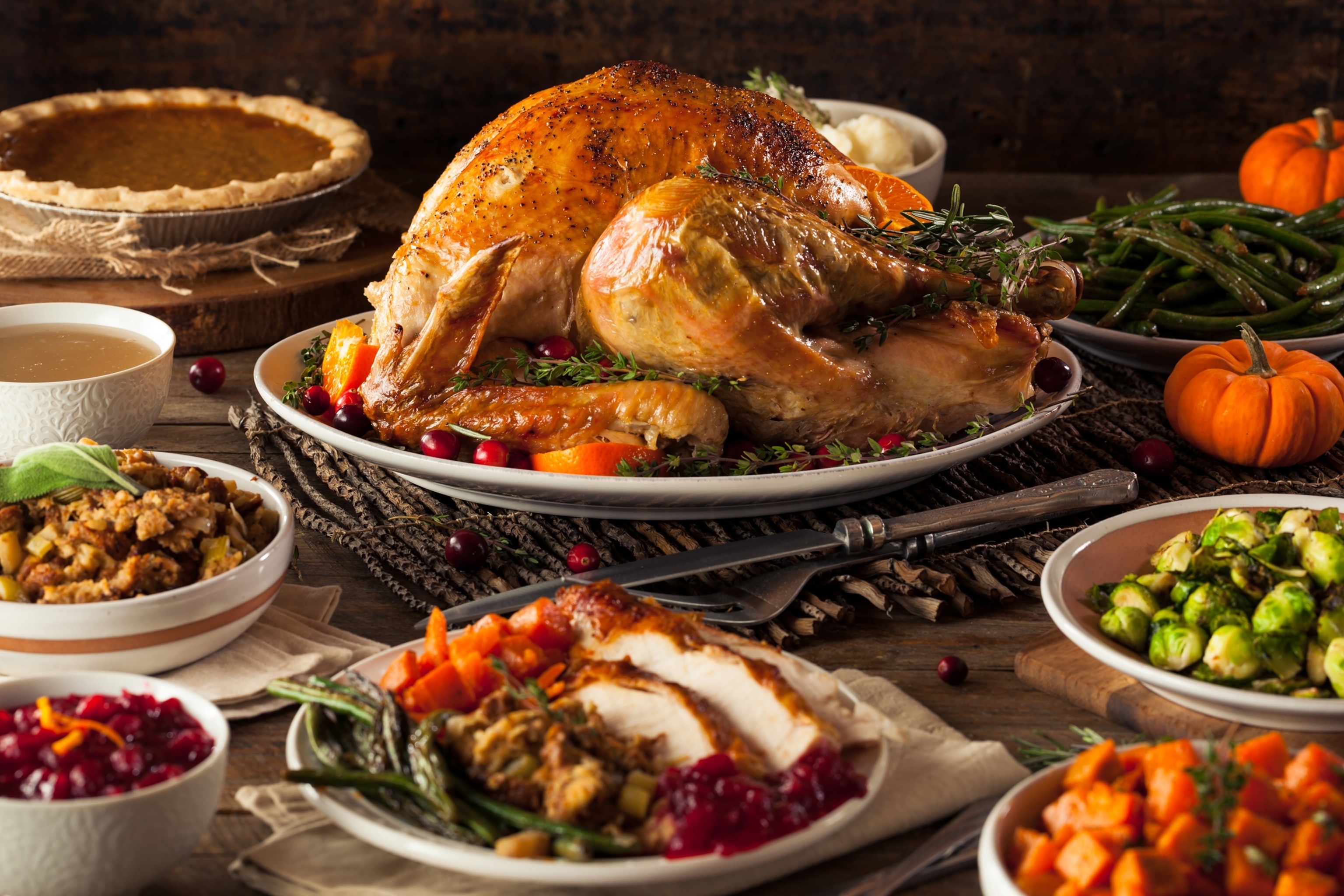 PHOTO: A stock photo of Thanksgiving dinner.