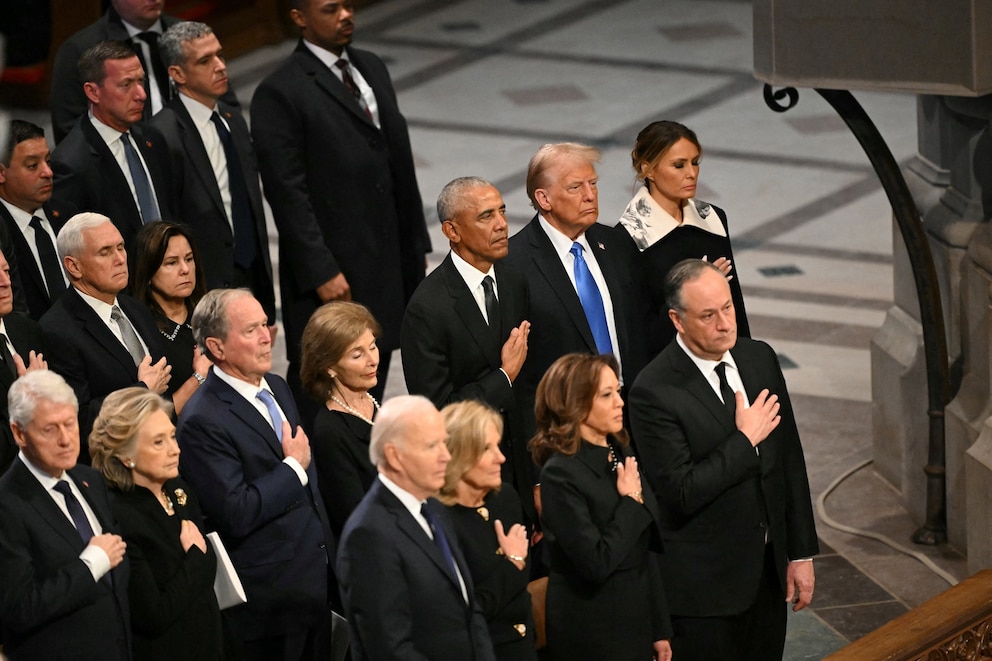 PHOTO: State Funeral Service for former US President Jimmy Carter at the Washington National Cathedral in Washington, DC, on January 9, 2025.