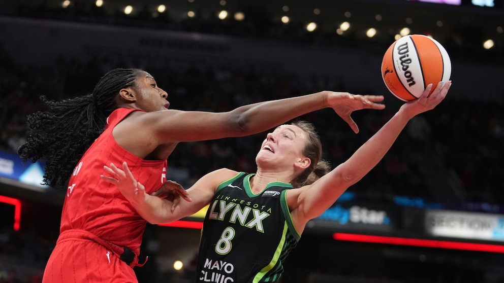 McBride scores 29 points, Shepard has triple-double as Lynx beat Fever  95-90 - ABC News