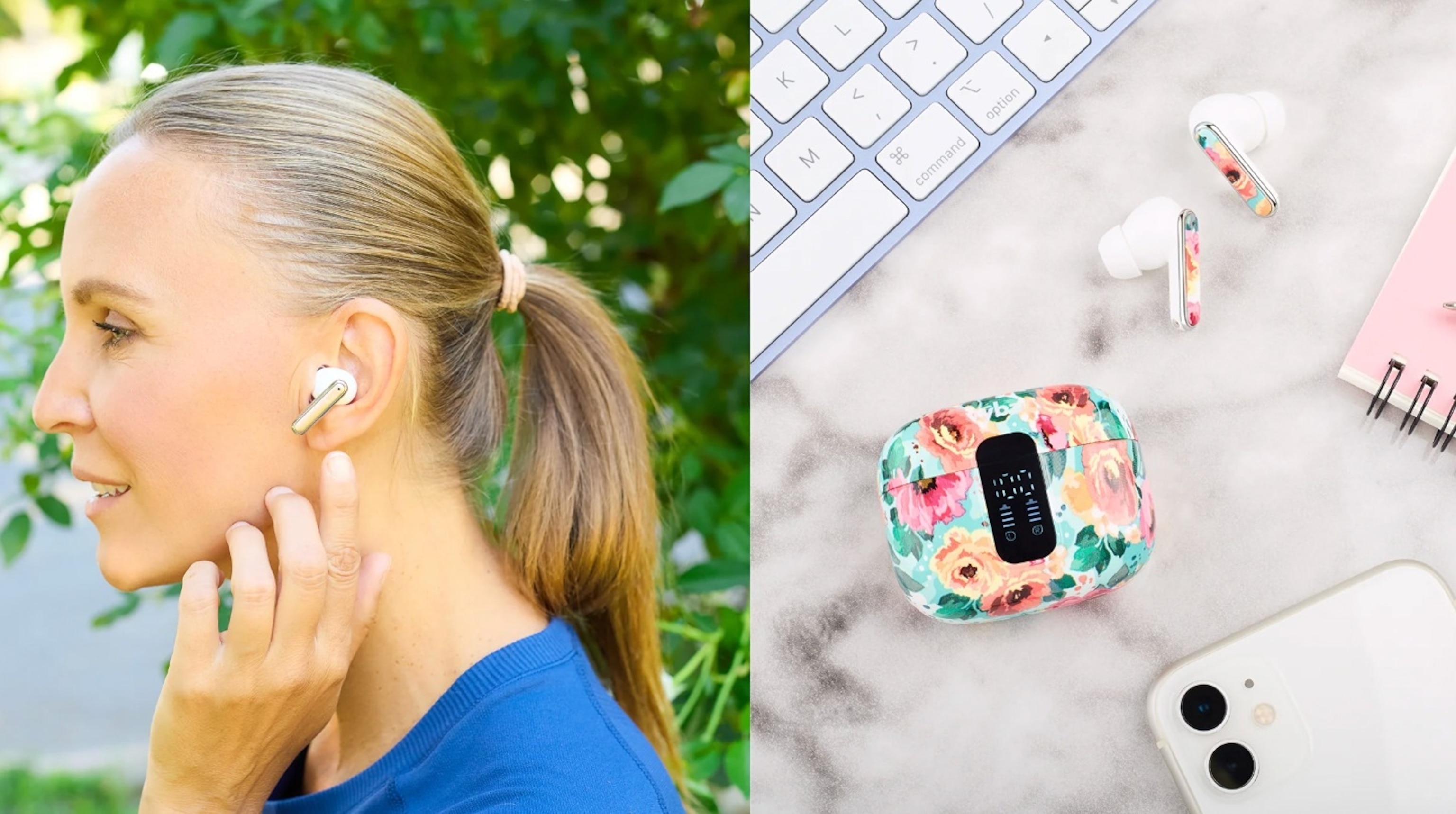 VYBZ: True Wireless Bluetooth Earbuds with Charging Case