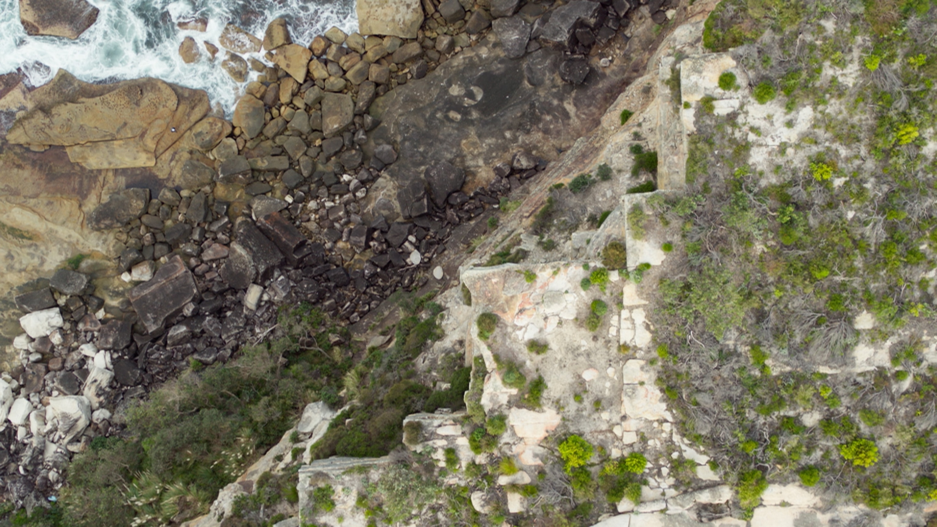 PHOTO: A bird's eye view of North Head in New South Wales, Australia.