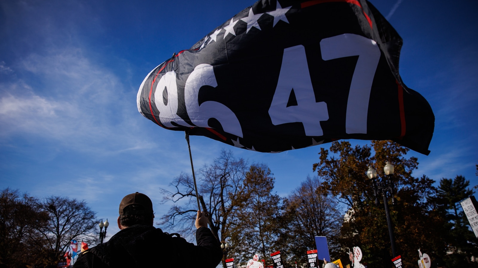 Judge allows group to fly '86 47' flag in DC, rejecting claim it is a threat to Trump