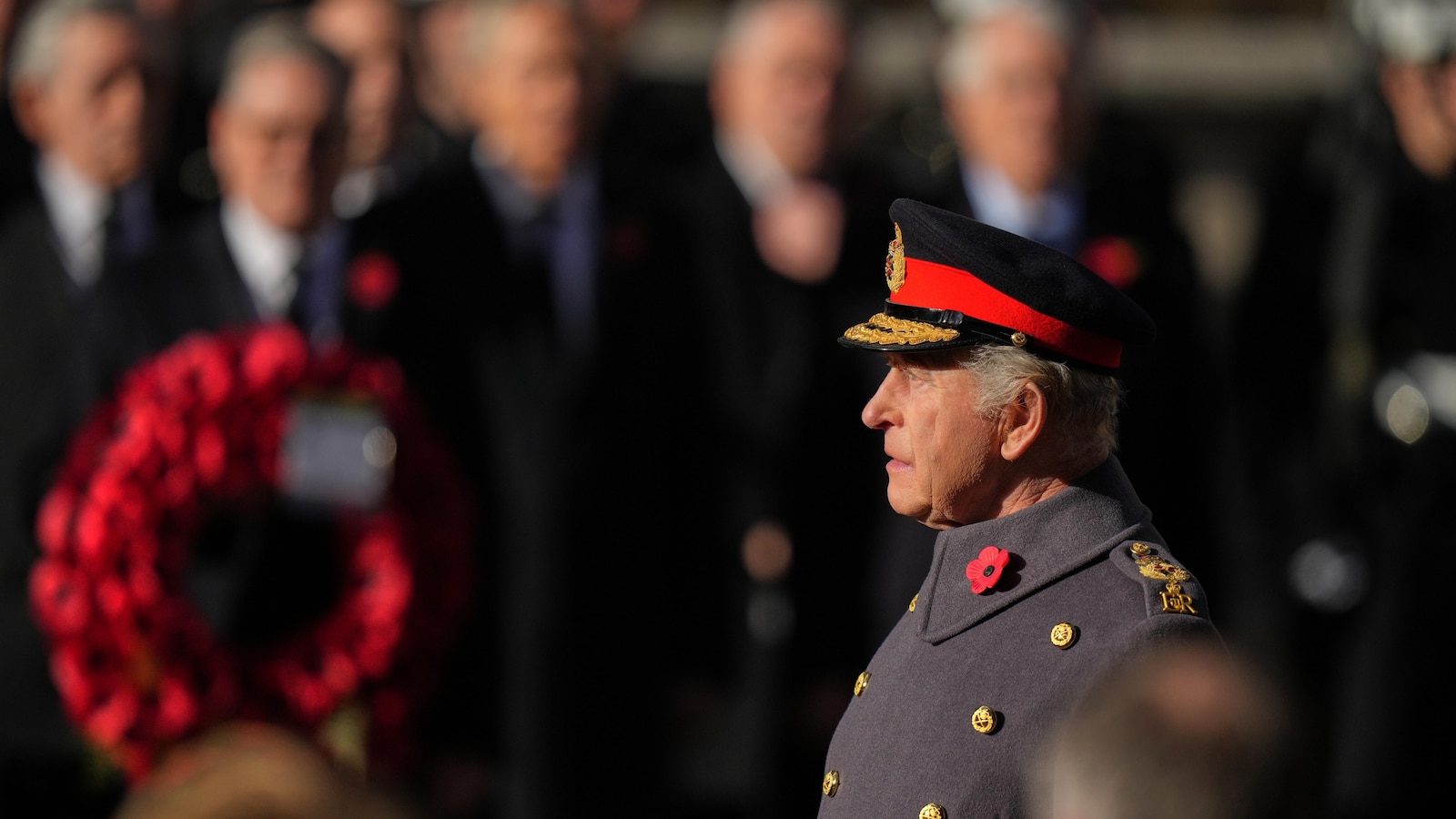 King Charles III leads Britain's Remembrance Sunday ceremony for war dead