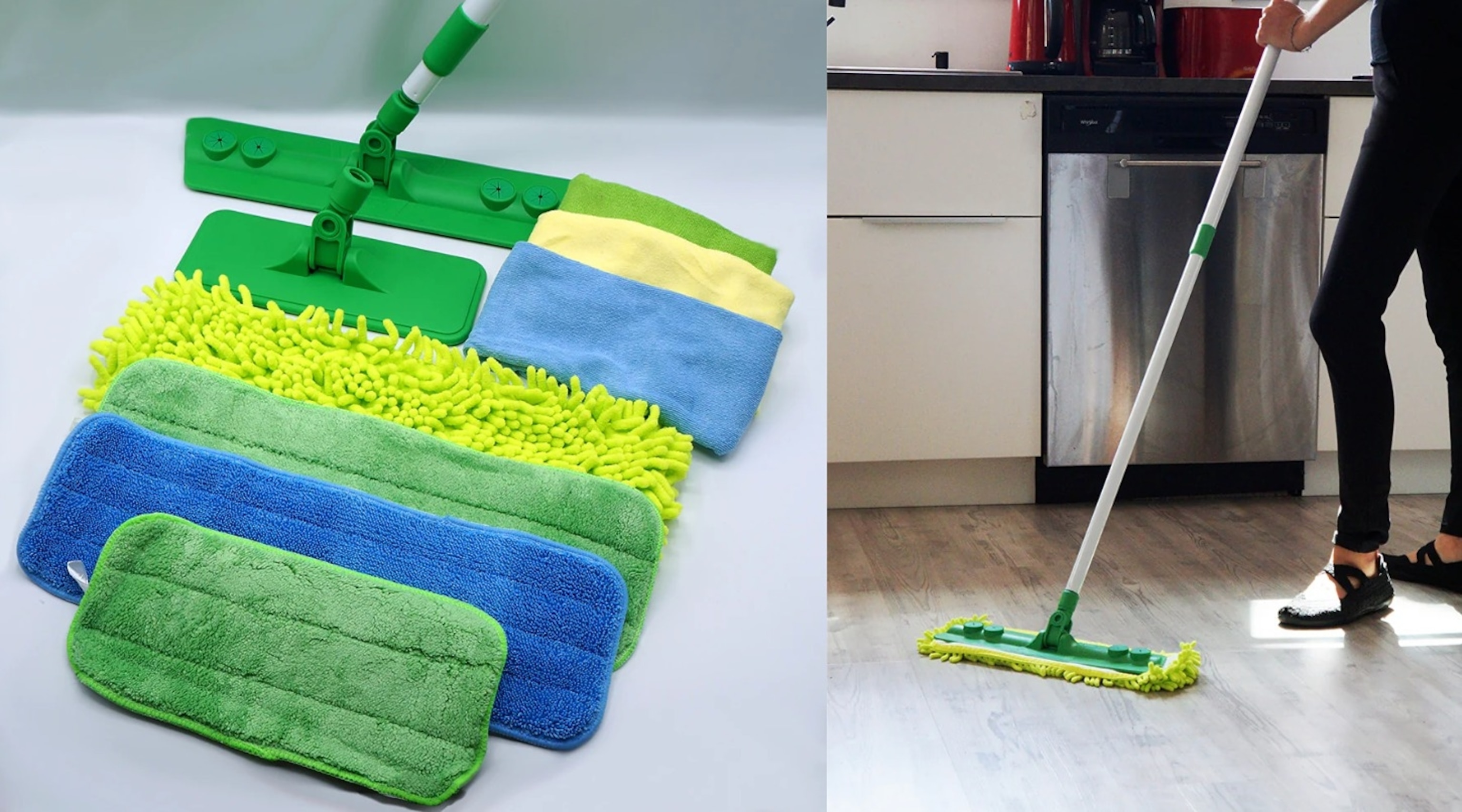 Pure Fiber Mop: 11-Piece Mop Set 