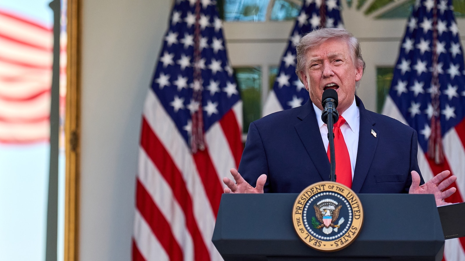 Iran live updates: Trump maintains strait is open after Iranian drone strike