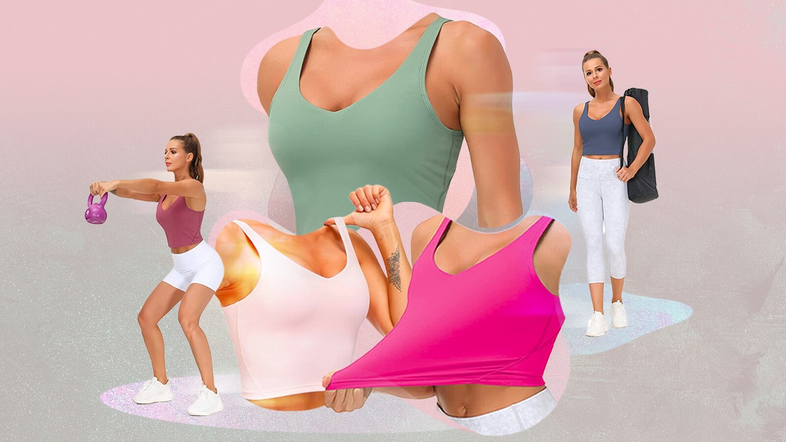 The Gym People's longline sports bra
