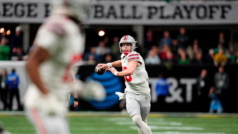 Ohio State QB Will Howard sets CFP titlegame record with 13 straight