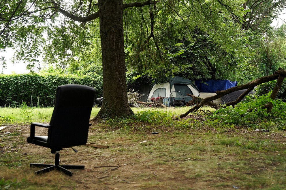 PHOTO: Homeless encampment in Washington, D.C.