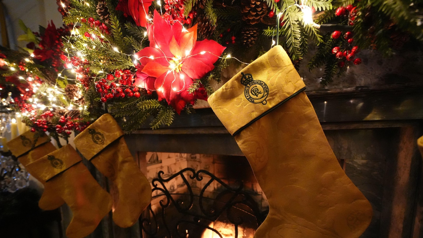A very royal Christmas. King Charles III’s charity auctions stockings made from Sandringham drapes