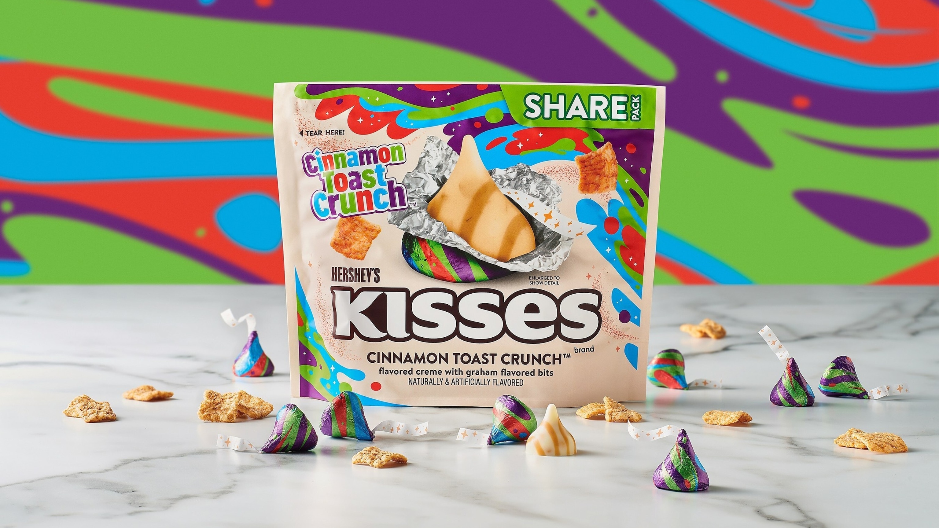 Hershey unveils new Hershey's Kisses Cinnamon Toast Crunch flavor